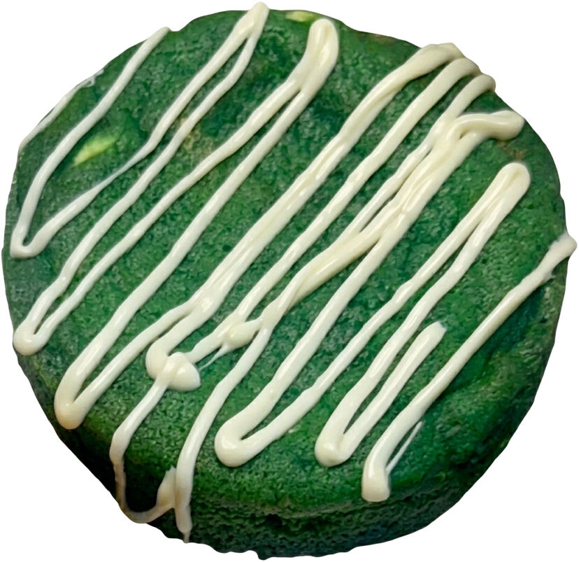 WHITE CHOC MATCHA soft baked cookie